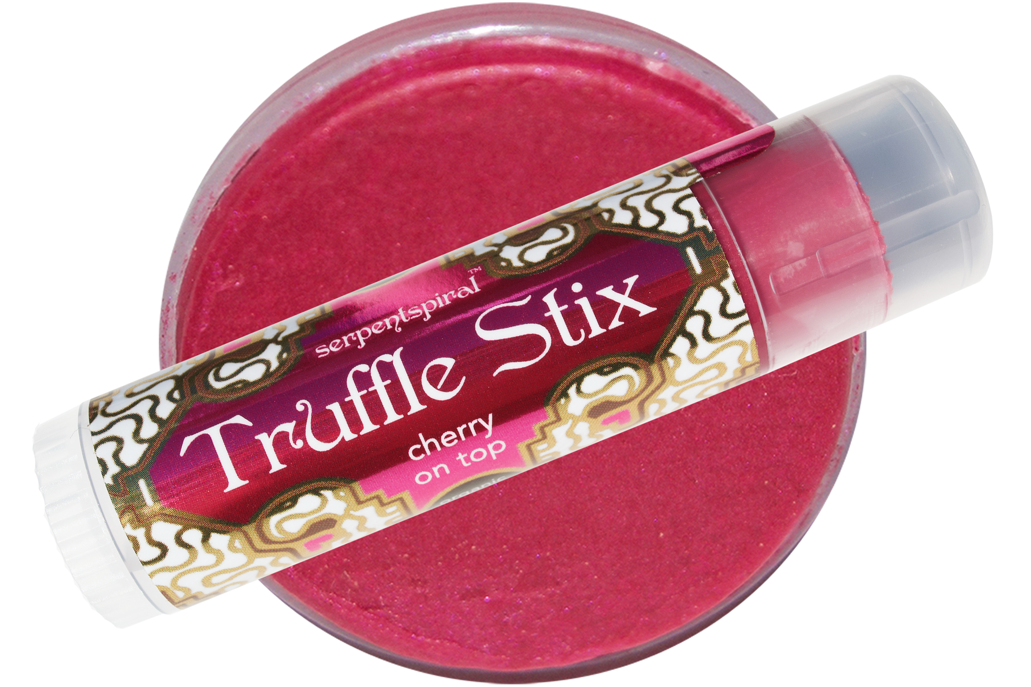 Truffle Stix ~ cherry on top organic luxury chocolate lip balm