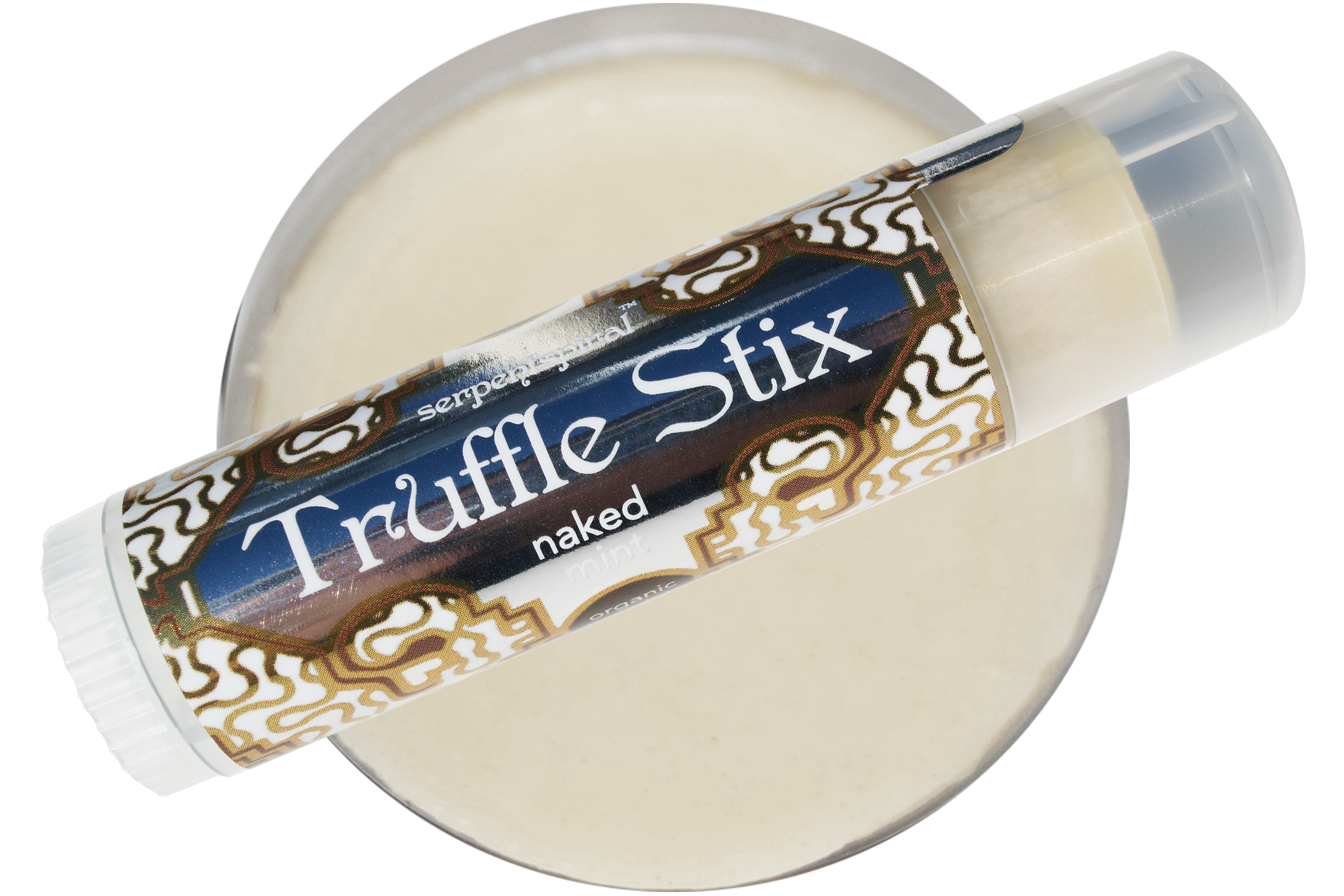 Truffle Stix ~ naked mint organic luxury chocolate lip balm