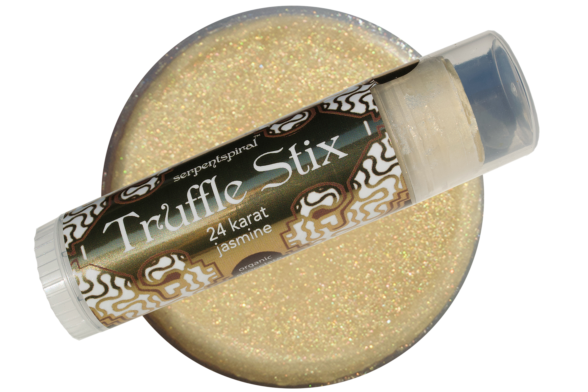 Truffle Stix ~ 24 karat jasmine organic luxury chocolate lip balm