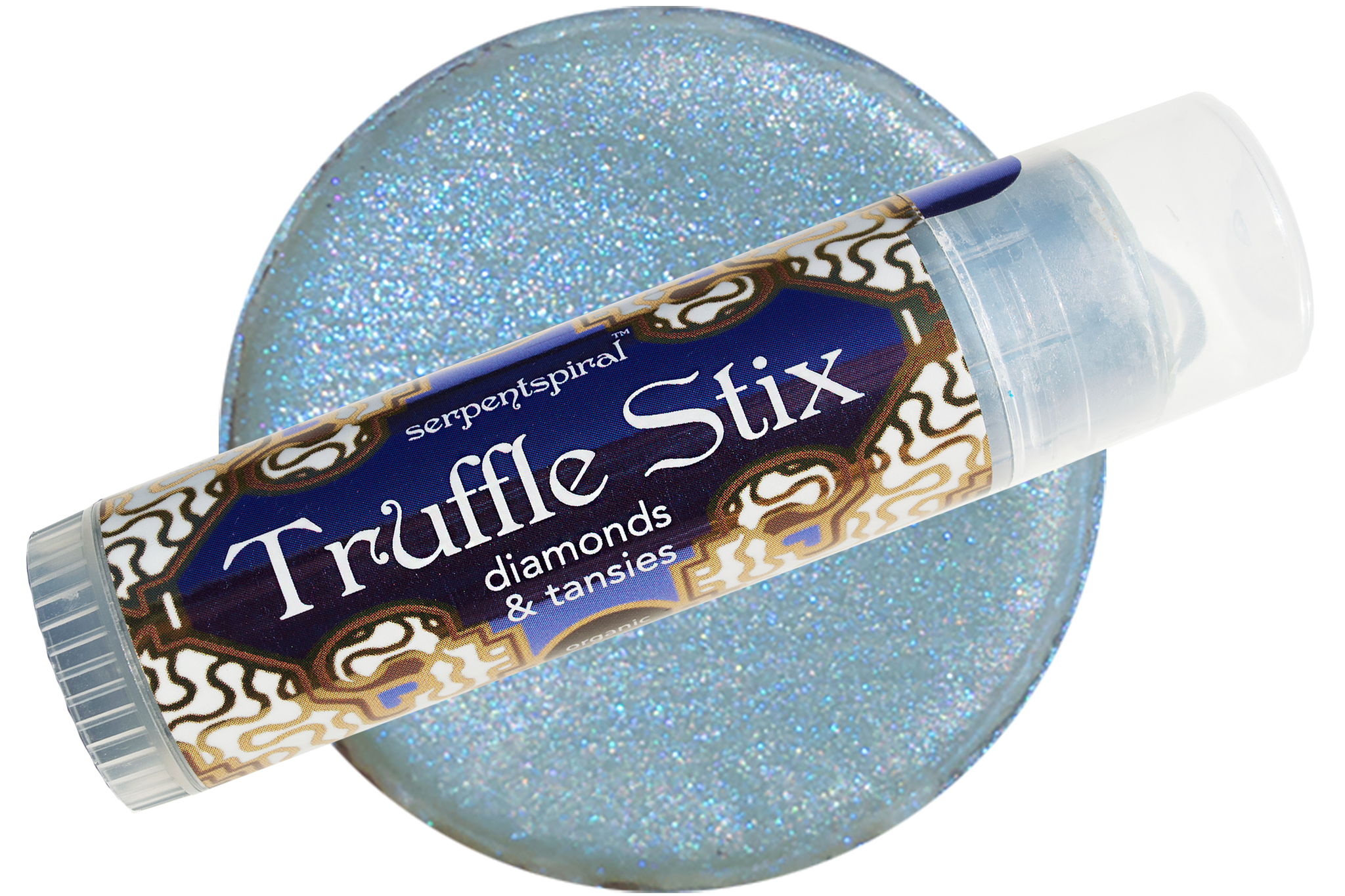 Truffle Stix ~ diamonds & tansies organic luxury chocolate lip balm