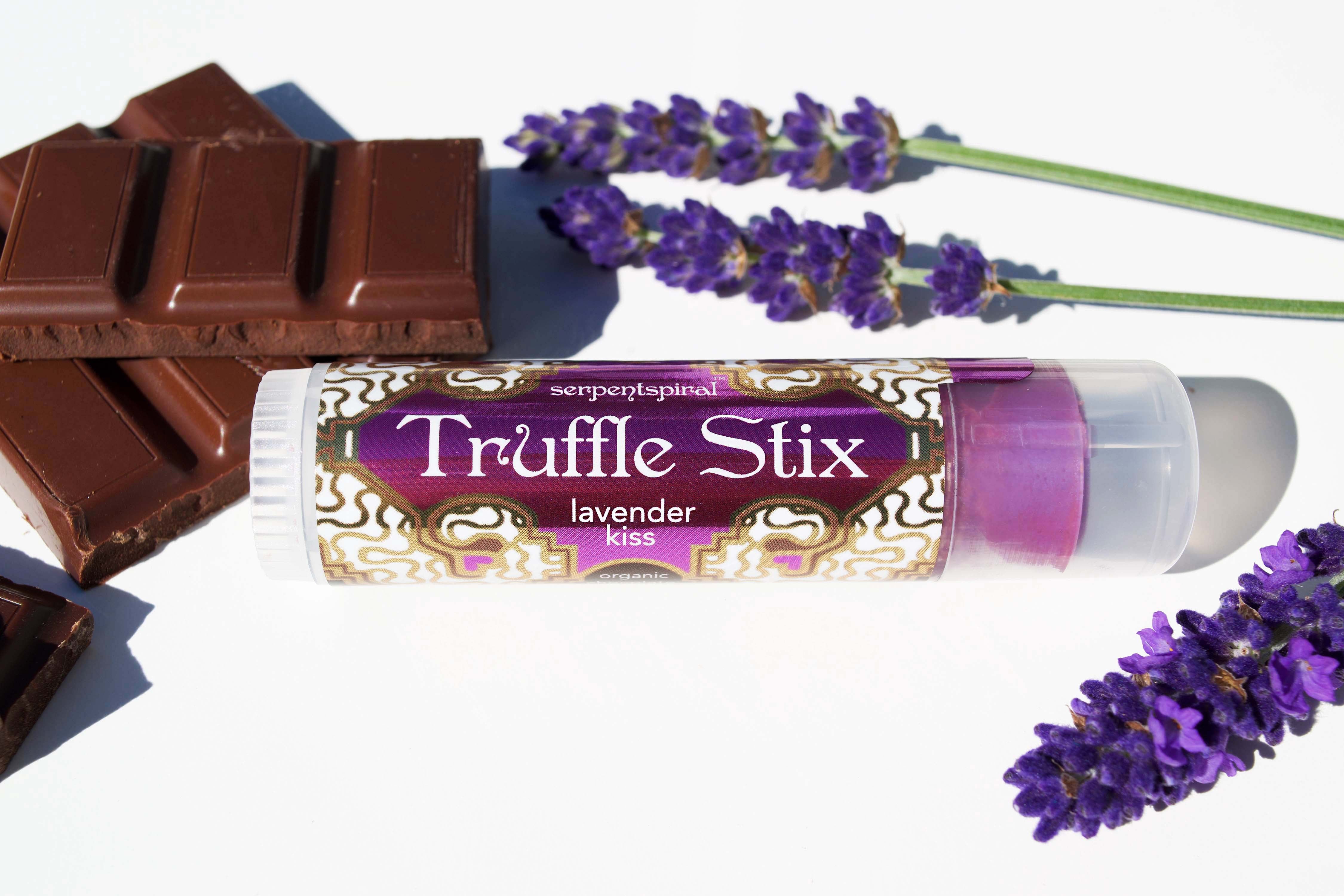 Truffle Stix ~ lavender kiss organic luxury chocolate lip balm