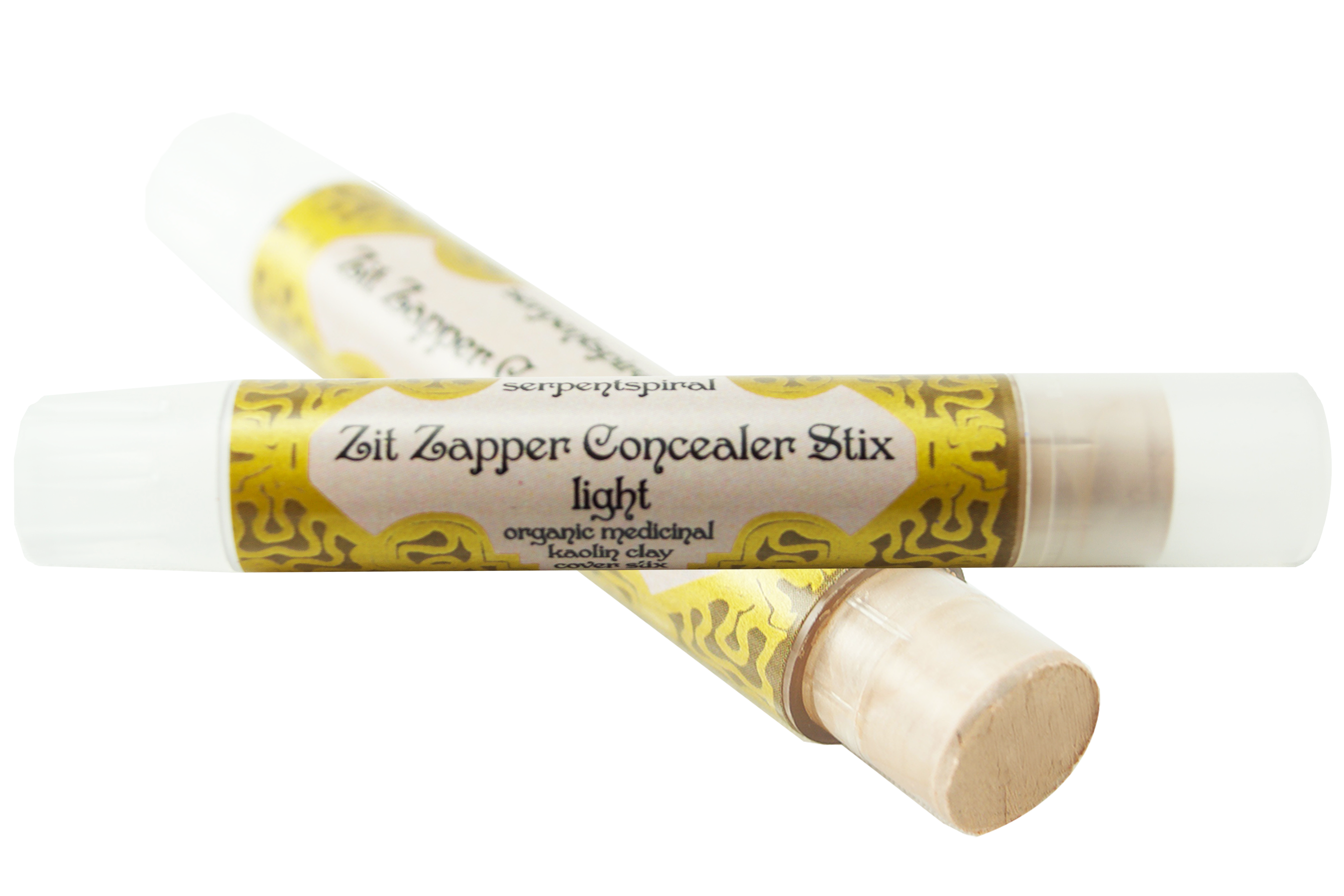 Zit Zapper Concealer Stix ~ light organic kaolin clay cover stick