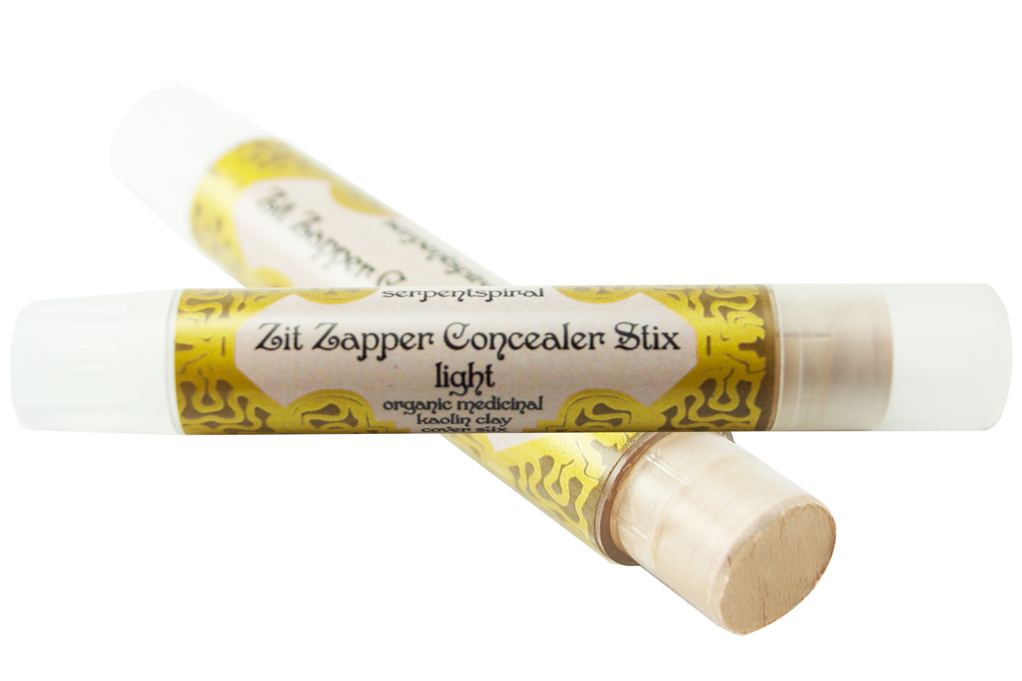 Zit Zapper Concealer Stix ~ light organic kaolin clay cover stick