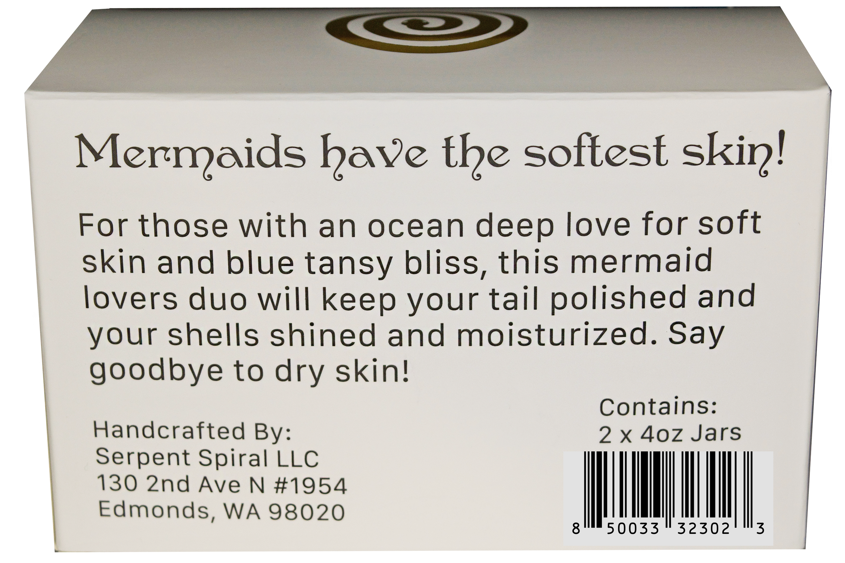 Mermaid Lovers Spa Box ~ blue tansy organic mousse + body polish