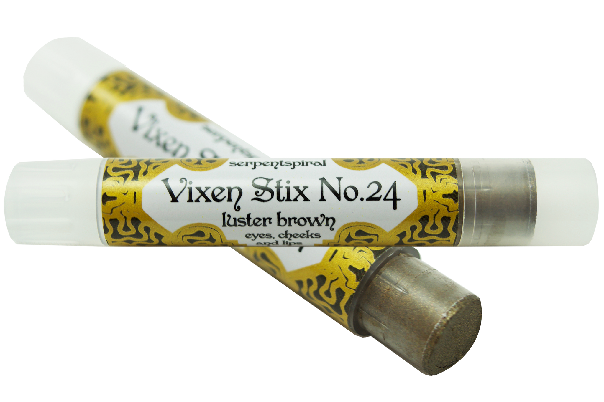 Vixen Stix No.24 ~ luster brown organic eyeshadow contour stick