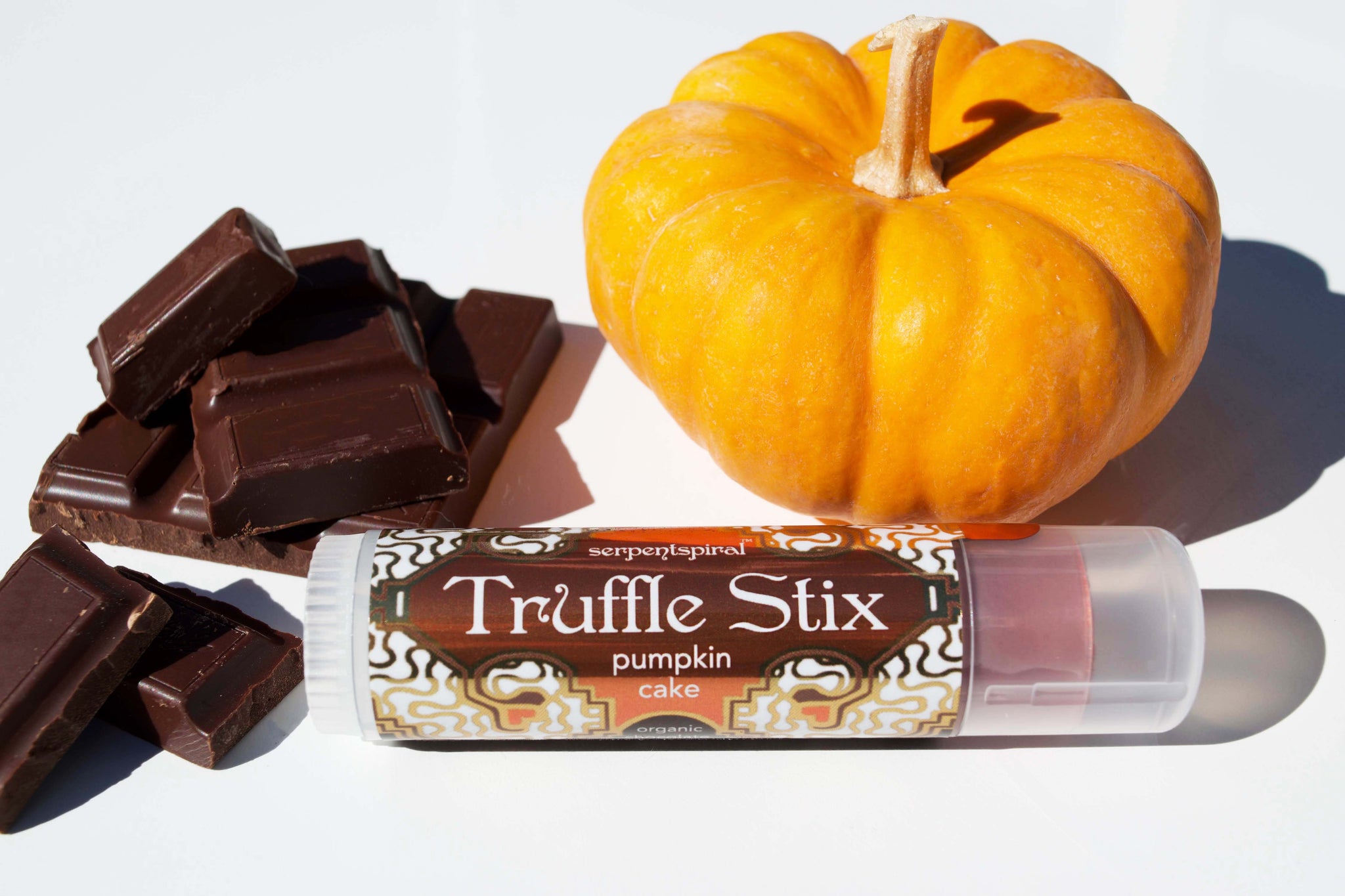 Truffle Stix ~ pumpkin cake organic luxury chocolate lip balm