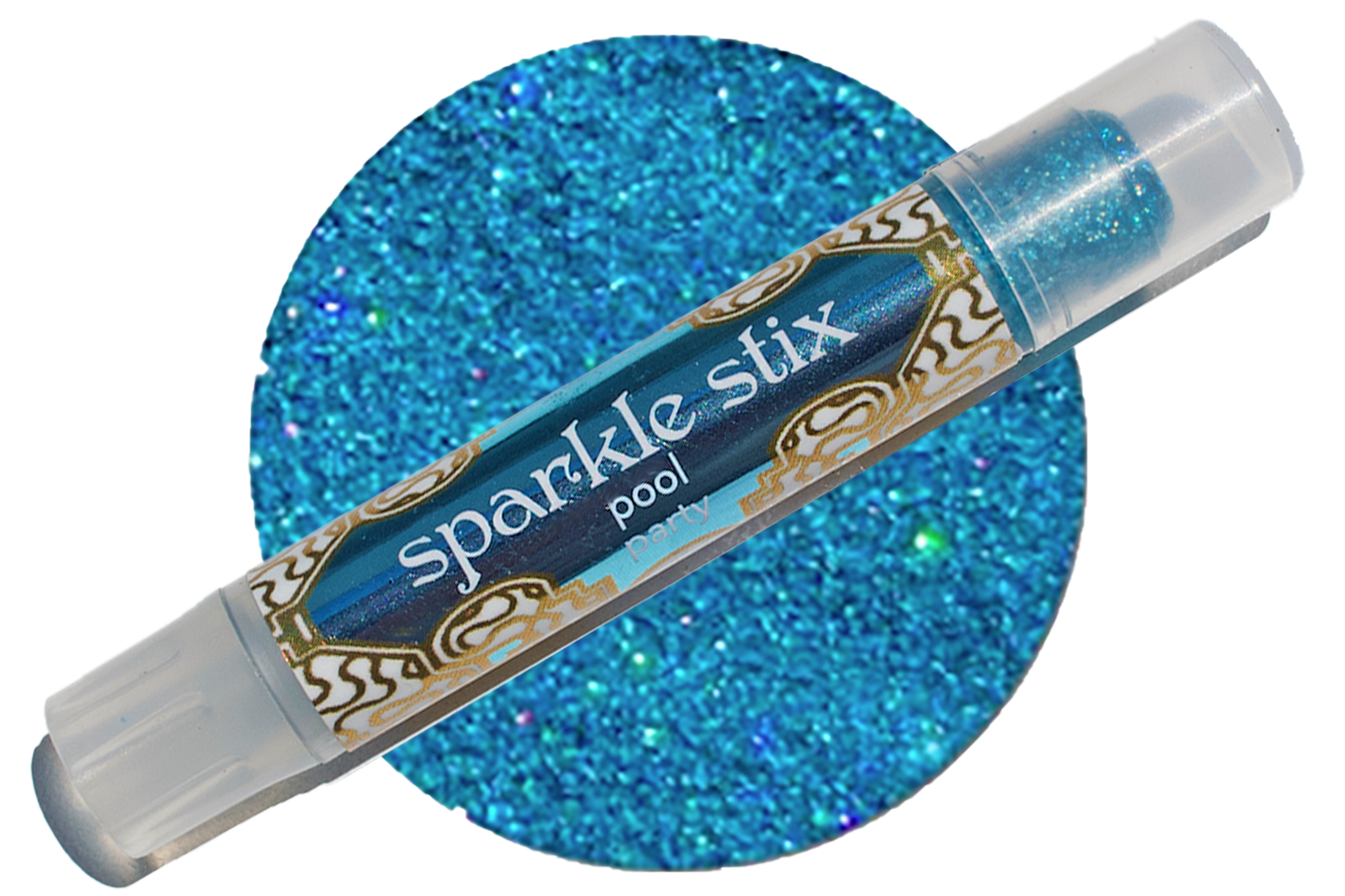 Sparkle Stix ~ pool party organic glitter stix face + body