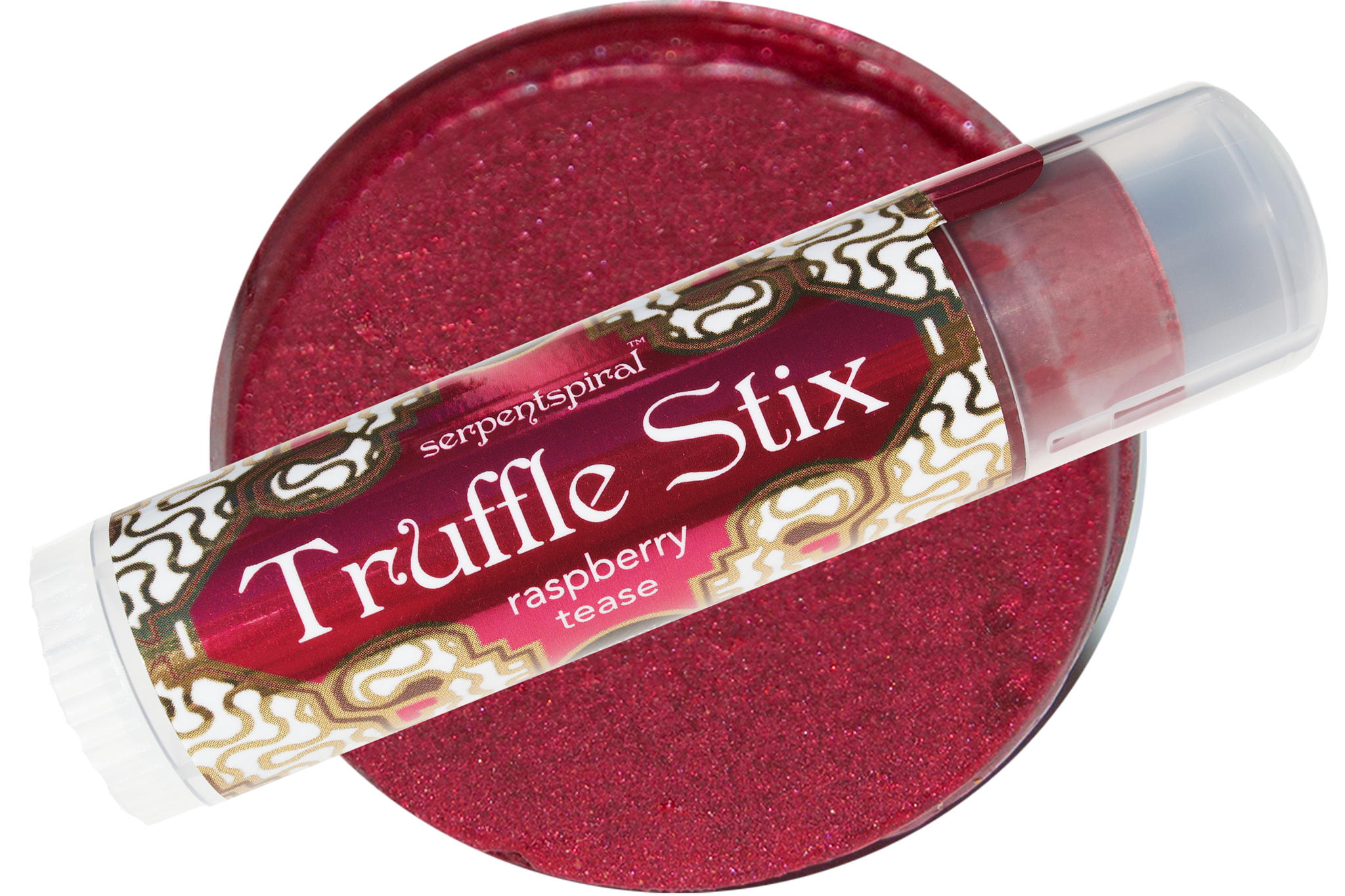 Truffle Stix ~ raspberry tease organic luxury chocolate lip balm