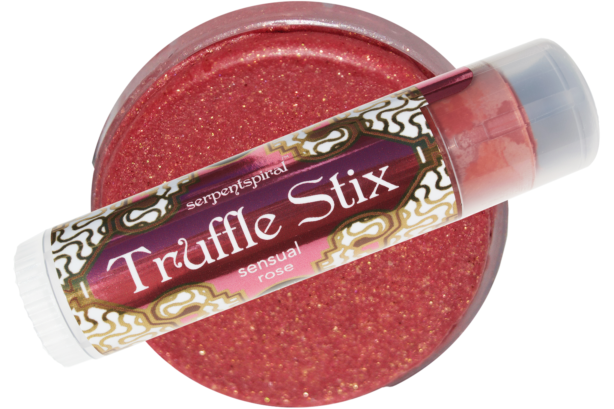 Truffle Stix ~ sensual rose organic luxury chocolate lip balm