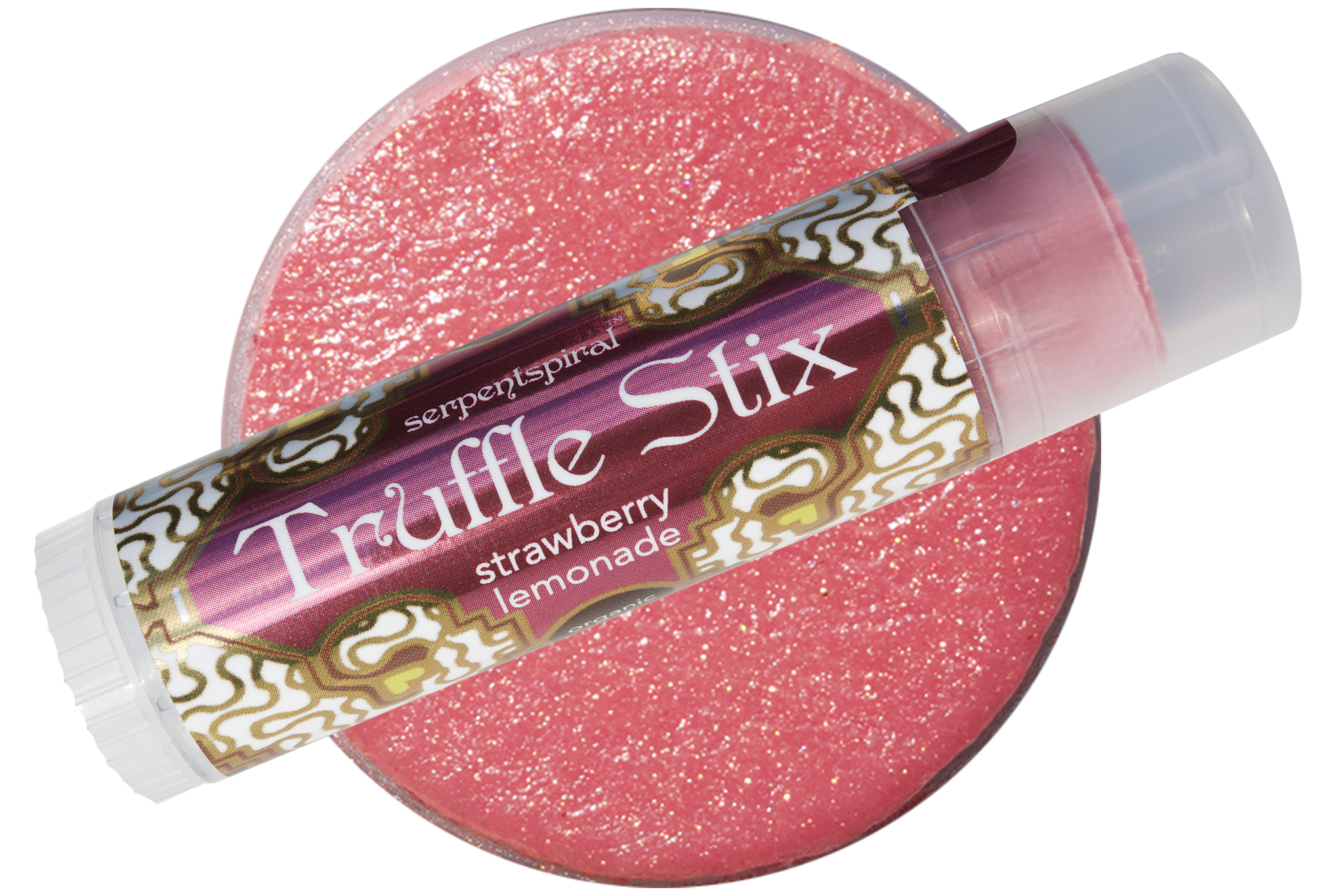 Truffle Stix ~ strawberry lemonade organic luxury chocolate lip balm